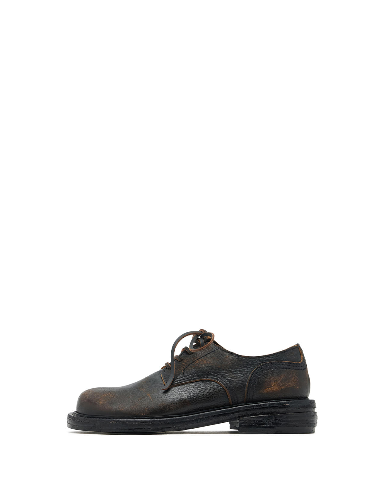 Moto Derby Shoe_Rub Off Brown